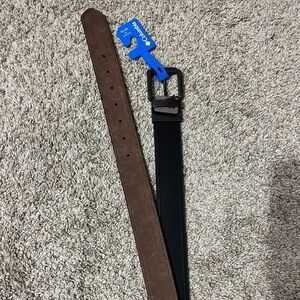 Men's 2x Brown and Black Columbia Leather Belt